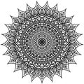 Mandala 24 degres Royalty Free Stock Photo