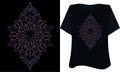 Mandala design for t shirt, cover, poster