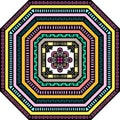 Mandala design with unique decorative elements