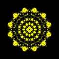 mandala design vector art illustrator eps Royalty Free Stock Photo
