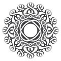 Mandala in esoteric style