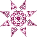 Mandala ethnic indian illustration design