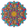 Mandala. Ethnic round ornament for Henna, tattoos, decorations. Royalty Free Stock Photo