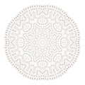 Mandala. Ethnicity round Greco Roman ornament. Ethnic style. Elements for invitation cards, brochures, covers. Royalty Free Stock Photo