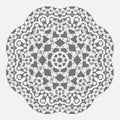 Mandala. Ethnicity round Greco Roman ornament. Ethnic style. Elements for invitation cards, brochures, covers. Oriental circular p