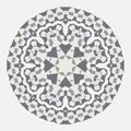 Mandala. Ethnicity round Greco Roman ornament.