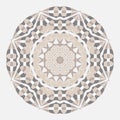 Mandala. Ethnicity round Greco Roman ornament.