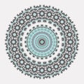 Mandala. Ethnicity round ornament. Ethnic Boho-Chic style. Royalty Free Stock Photo