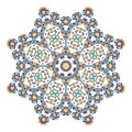 Mandala. Ethnicity turkish round ornament. Ethnic style