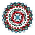 Mandala. Ethnicity turkish round ornament. Royalty Free Stock Photo