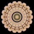 Mandala. Floral ethnic style round mandala pattern. Luxury ornamental vector background. Intricate celtic arabic circle flowers