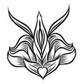 Mandala flower desain tato