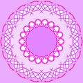 Mandala Flower for element ilustration icon
