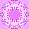 Mandala Flower for element ilustration icon Royalty Free Stock Photo