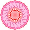 Mandala Flower for element ilustration icon Royalty Free Stock Photo