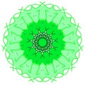 Mandala Flower for element ilustration icon Royalty Free Stock Photo