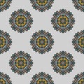 Mandala flowers pattern