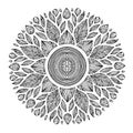 Mandala, geometric pattern symbol of the universe, chakra yoga