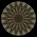 Mandala. Greek ancient style ornamental chains mandala pattern. Patterned vector colorful background. Beautiful modern floral