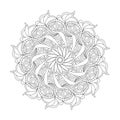 Mandala harmony delight coloring book page for kdp book interior