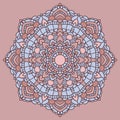 Mandala. Indian decorative pattern.