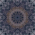 Mandala. Indian decorative pattern.