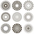 Mandala on isolated background Royalty Free Stock Photo