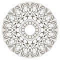 Mandala on isolated background