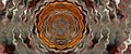 Mandala Kaleidoscope for Events, Background, Backdrop, Intro, Burn. abstract metal cave