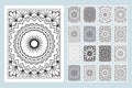 Mandala KDP interior. Mandala coloring page bundle. Mandala line art vector. Flower pattern vector. Black and white flower pattern