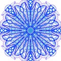 Mandala lace patterns. A circle with beautiful lines.