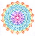 Mandala handmade draw