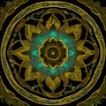Mandala, magic picture for meditation and spiritual exercise