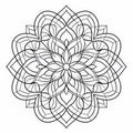 Mandala Man Coloring Pages For Boys - Translucent Overlapping Designs