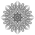 Mandala medallion ornament