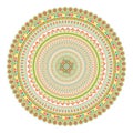 Mandala. Mongolian National Ornaments