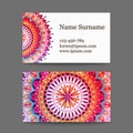 Mandala national ornament. Vector illustration with relax quote. For print or web design. Islam, Arabic, ottoman motifs.