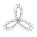 Mandala, optical illusion, pattern, circular geometric pattern, spirogram. Oriental pattern. Vector illustration on