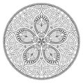 Mandala. Oriental decorative flower pattern