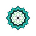 Mandala ornament vector logo icon