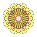 Mandala ornamentation design. Vintage decorative elements