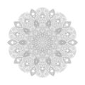 Mandala pattern. Abstract floral vector art. Flower in indian motive. Luxury lace decoration. Round ornament asian