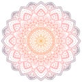 Mandala pattern colored background. Vector illustration. Meditation element for India yoga. Ornament for decorating a Royalty Free Stock Photo