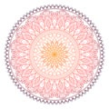 Mandala pattern colored background. Vector illustration. Meditation element for India yoga. Ornament for decorating a