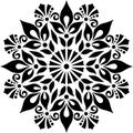 Mandala Pattern Stencil doodles sketch