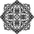 Mandala Pattern Stencil doodles sketch