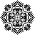 Mandala Pattern Stencil doodles sketch