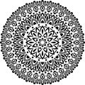 Mandala Pattern Stencil doodles sketch