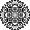 Mandala Pattern Stencil doodles sketch