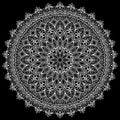 Mandala pattern white